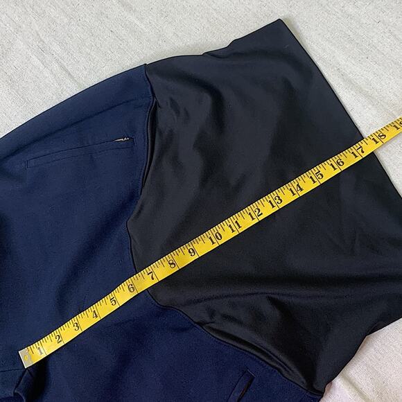 Ann Taylor Loft Maternity Straight Leg Trouser Dress Pants Size 10 Navy Stretch - Picture 11 of 15